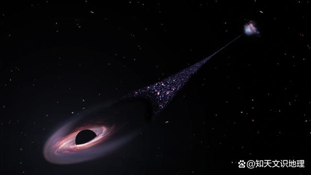 逃逸黑洞在星空中划出20万光年的痕迹