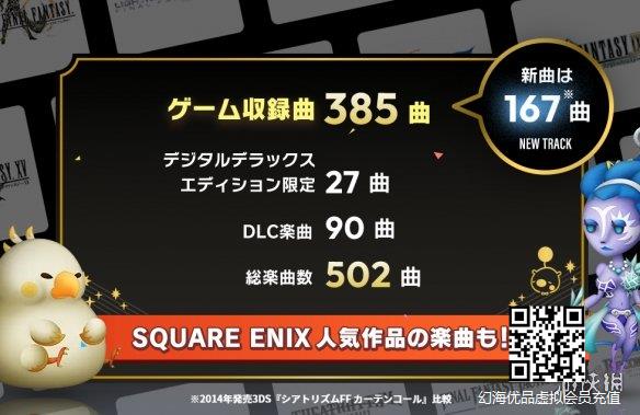《最终幻想：节奏剧场》乐曲情报公布！共502首曲目