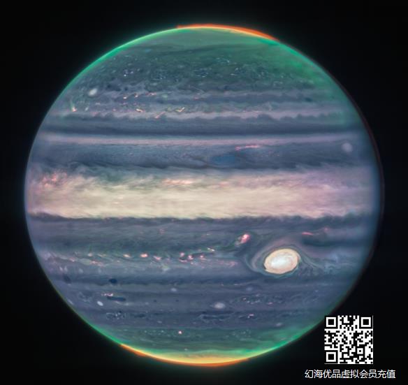 从未见过这样的木星！NASA发布韦伯最新木星高清图