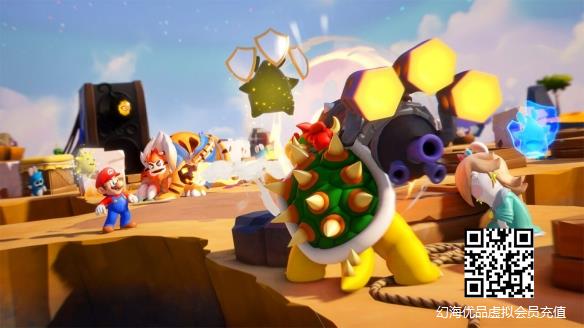 《马力欧+疯狂兔子 星耀之愿》新演示公布 战斗效果展示！