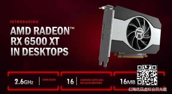 曝AMD RX 6500XT显卡价格上涨近50% 售价299欧元