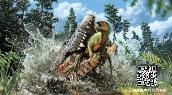 刚饱食恐龙幼崽就被大洪水卷走！史前巨鳄着实够悲惨