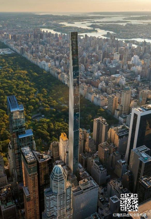 宽高约1:23.5！全球最细摩天大楼竣工 顶层复式4亿元